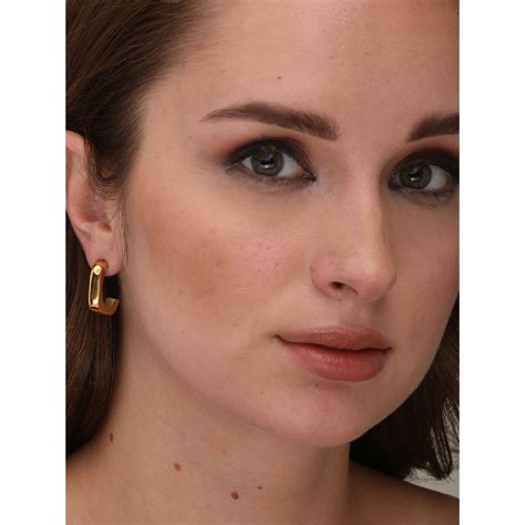 square hoop earrings for women.